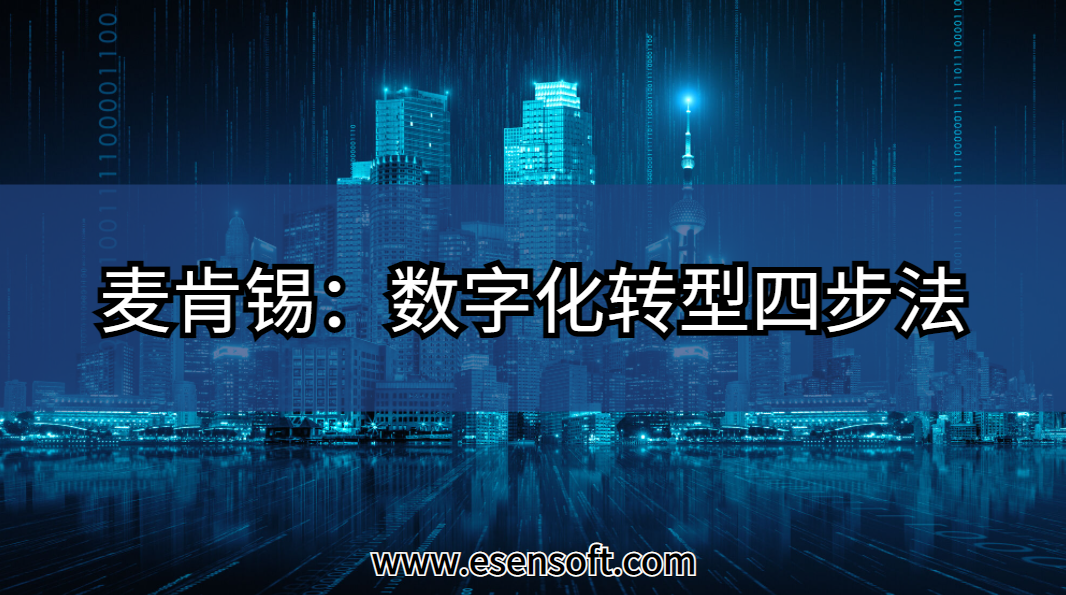 麦肯锡：数字化转型四步法